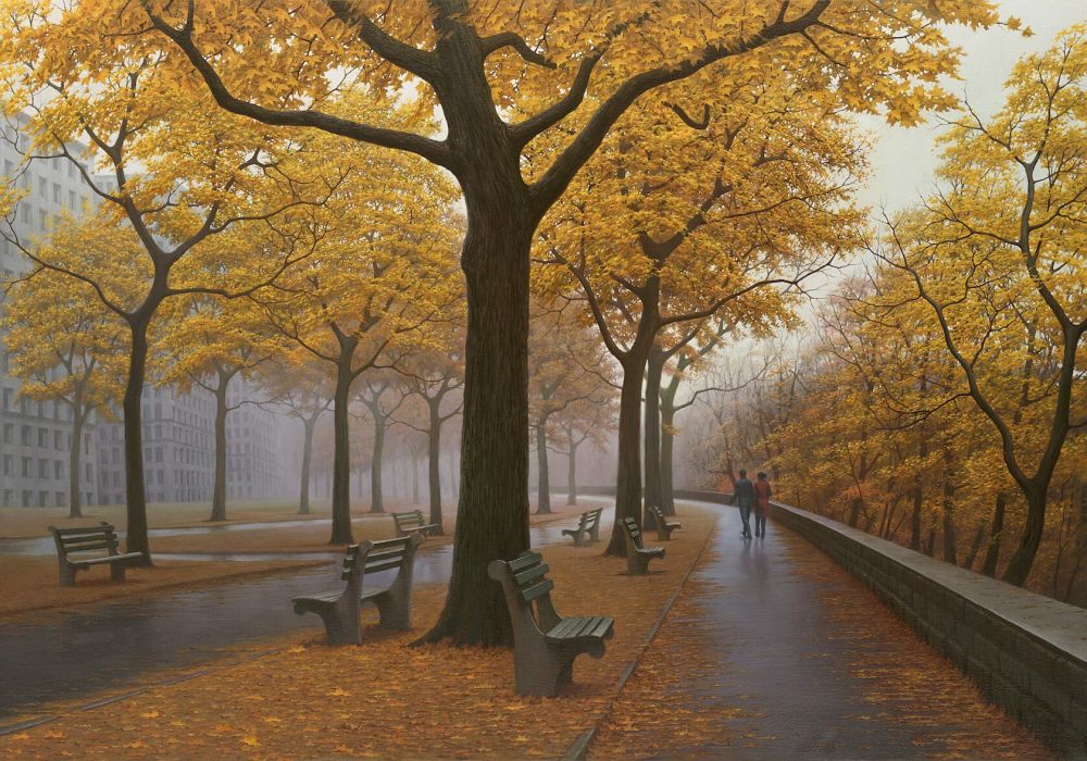 Alexei Butirskiy - Autumn at Riverside