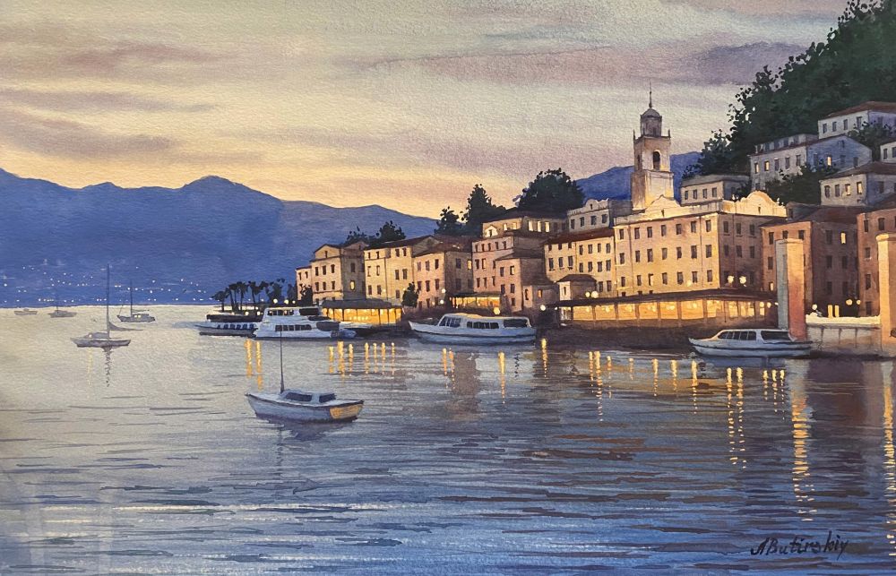 Alexei Butirskiy - Lake Como Shoreline