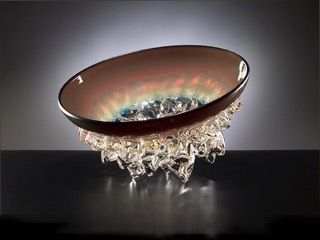 Andrew Madvin - Iris Gold Tilted Thorn Vessel