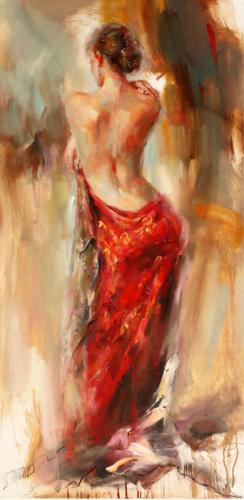 Anna Razumovskaya - Aurora in Red