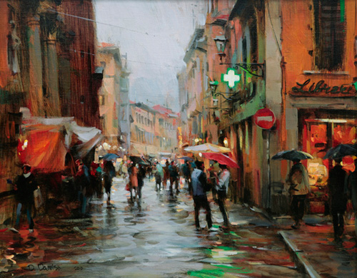 Dmitri Danish Original Oil - Florence 2015