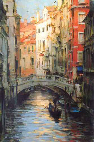 Dmitri Danish Limited Edition Giclee - Gondola Reflections