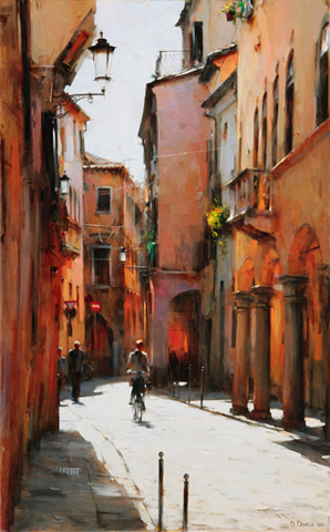 Dmitri Danish Original Oil - Midday, Padova