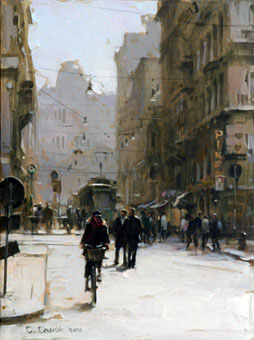 Dmitri Danish Original Oil - Milan Motiff I