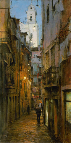 Dmitri Danish Limited Edition Giclee - Old Lisbon