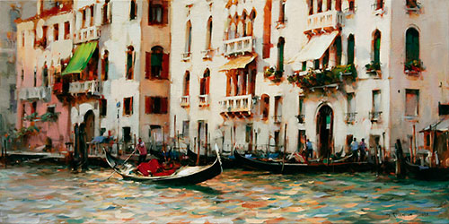 Dmitri Danish Limited Edition Giclee - Sunny Venice