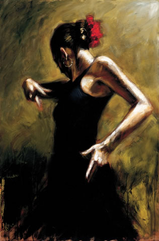 Fabian Perez - Dancer in Black