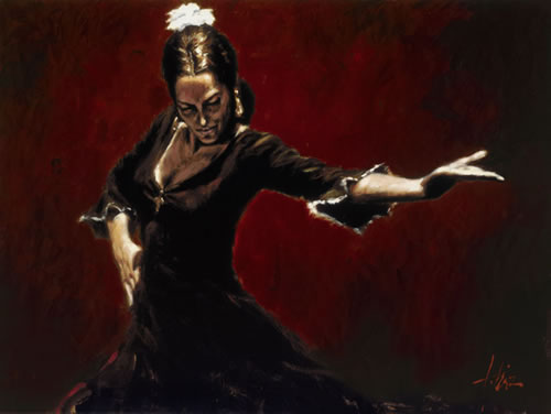 Fabian Perez - Gitana II