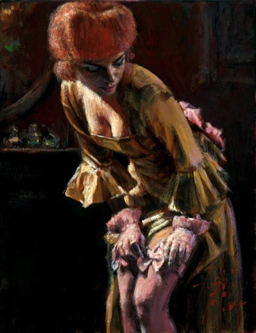 Fabian Perez - Medias Rosa