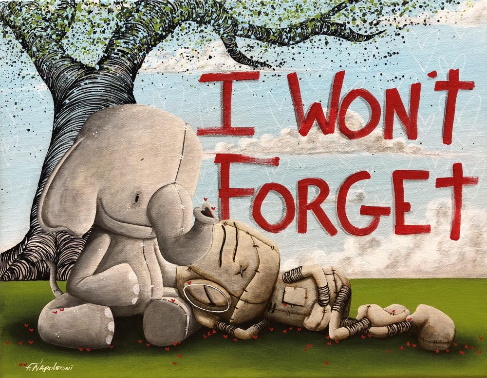 Fabio Napoleoni - I Won't Forget, canvas