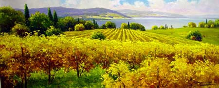 Gerhard Nesvadba - Vineyards by the Sea