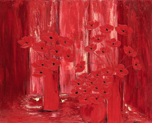 JalinePol's - The Red Curtain Falls in a Hall of Flowers