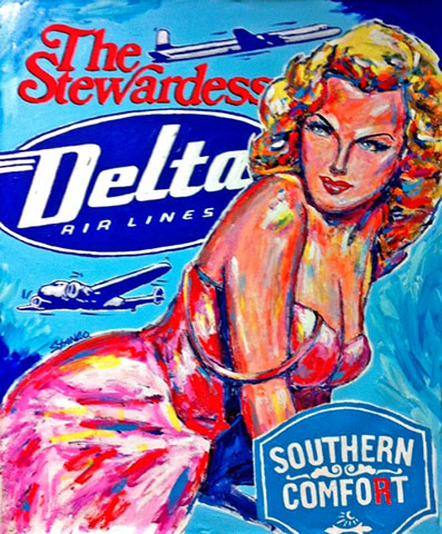 John Stango - Delta Stewardess