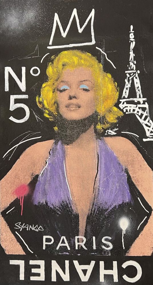 John Stango - Purple Marilyn Black