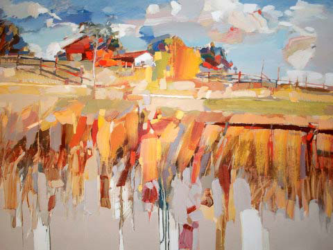 Josef Kote - Fence and Barn