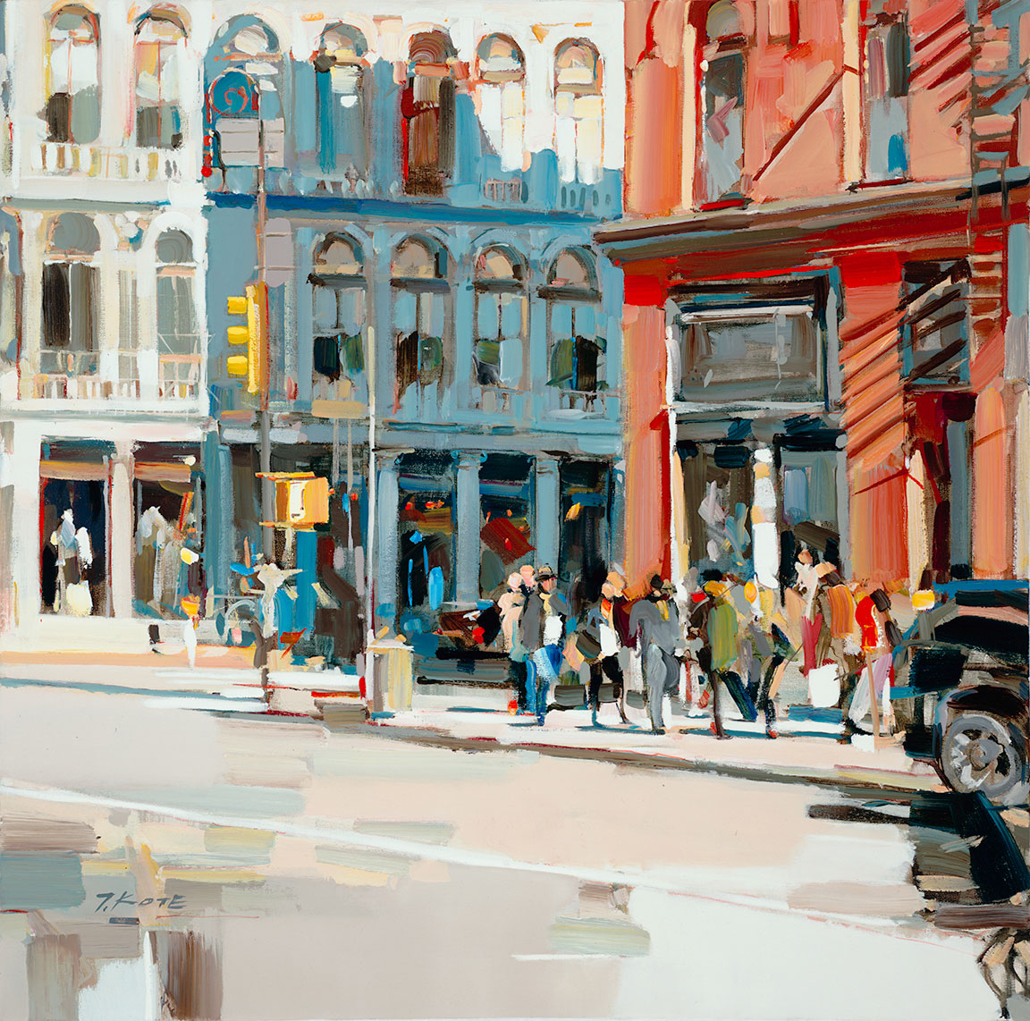 Josef Kote - Morning Light in Soho NYC