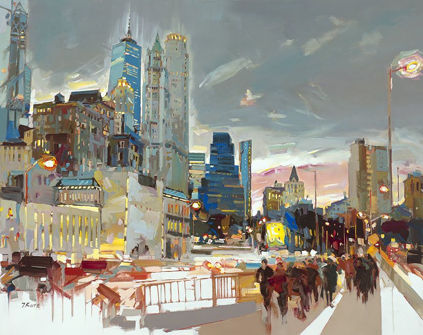 Josef Kote - Skyline at Night