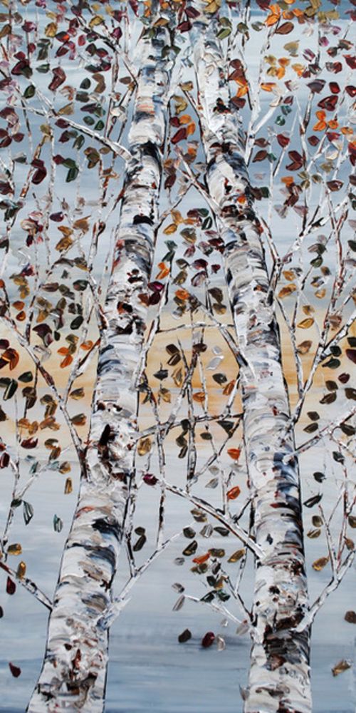 Maya Eventov - Two Silver Birches