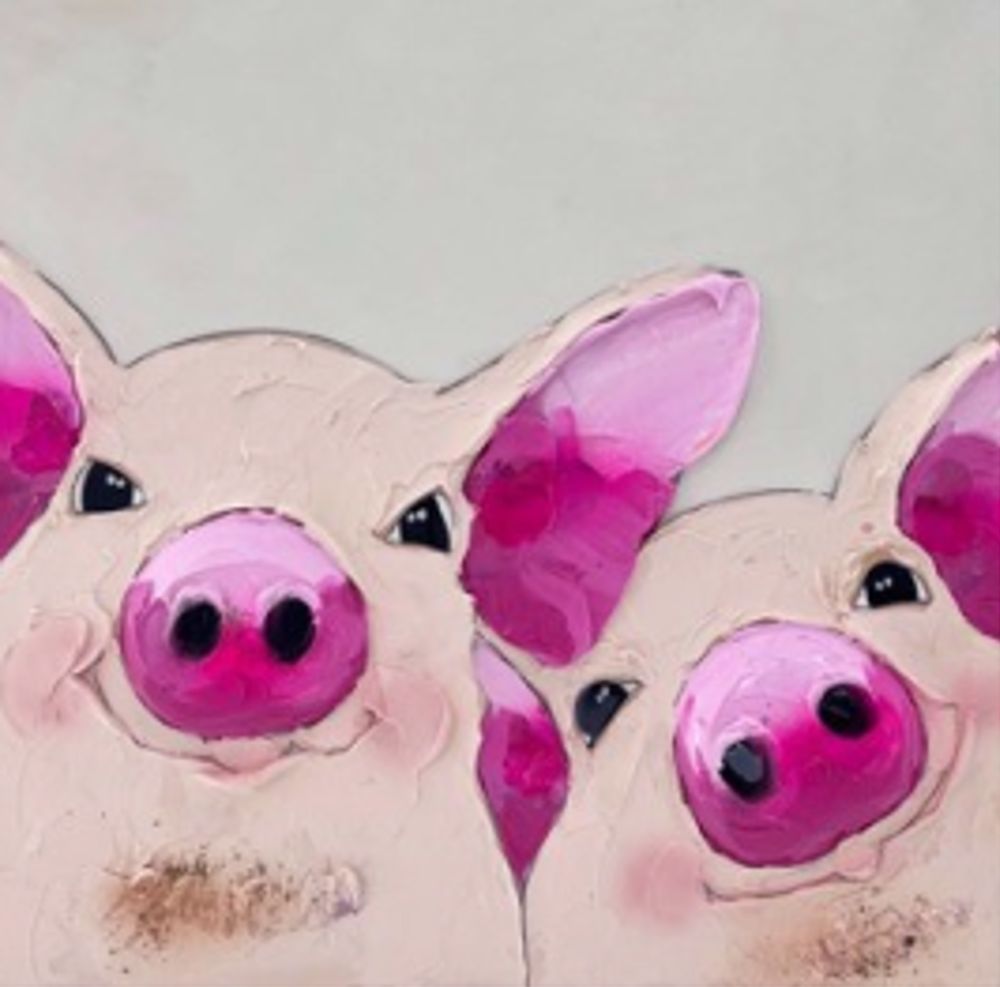 Nicoletta Belletti - Cuddly Piglets