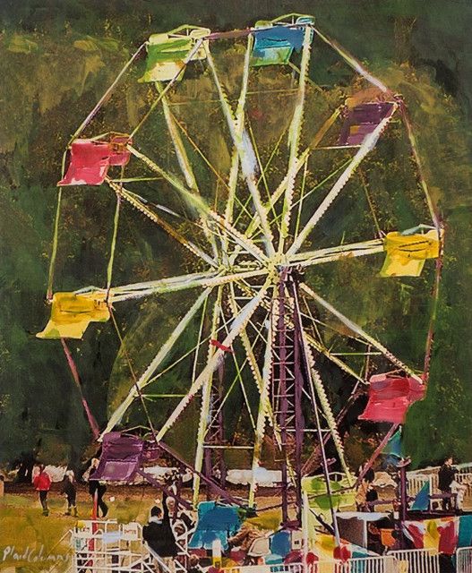 Plaid Columns - Ferris Wheel