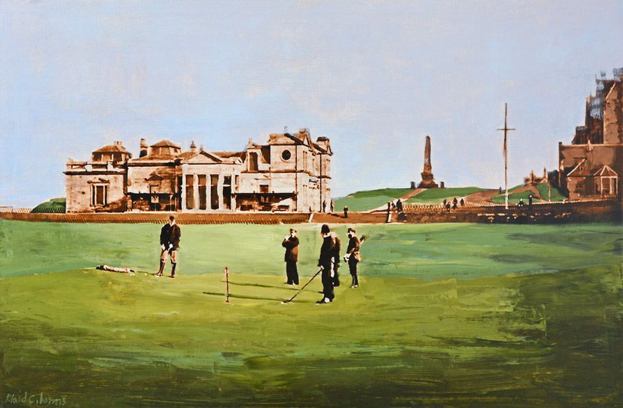 Plaid Columns - The Old Course