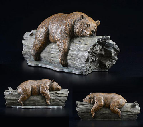 Robert Bissell - Drifters Bronze Sculpture