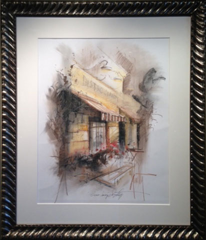 Steven Quartly - Bistro Jeanty (Original Charcoal)