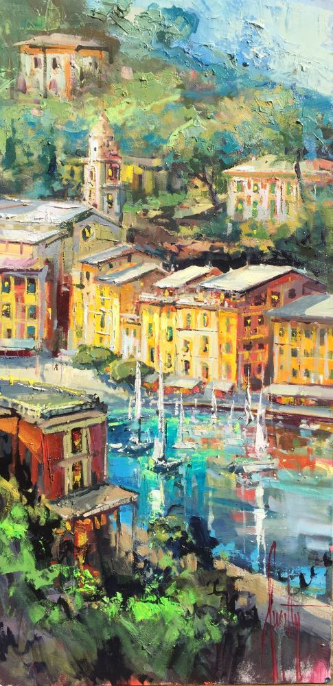 Steven Quartly - Shadows on Ligurian Coast