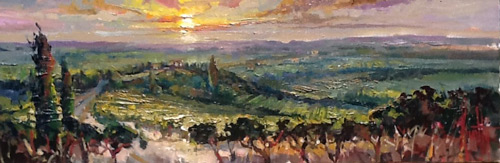 Steven Quartly - Vineyard Twilight