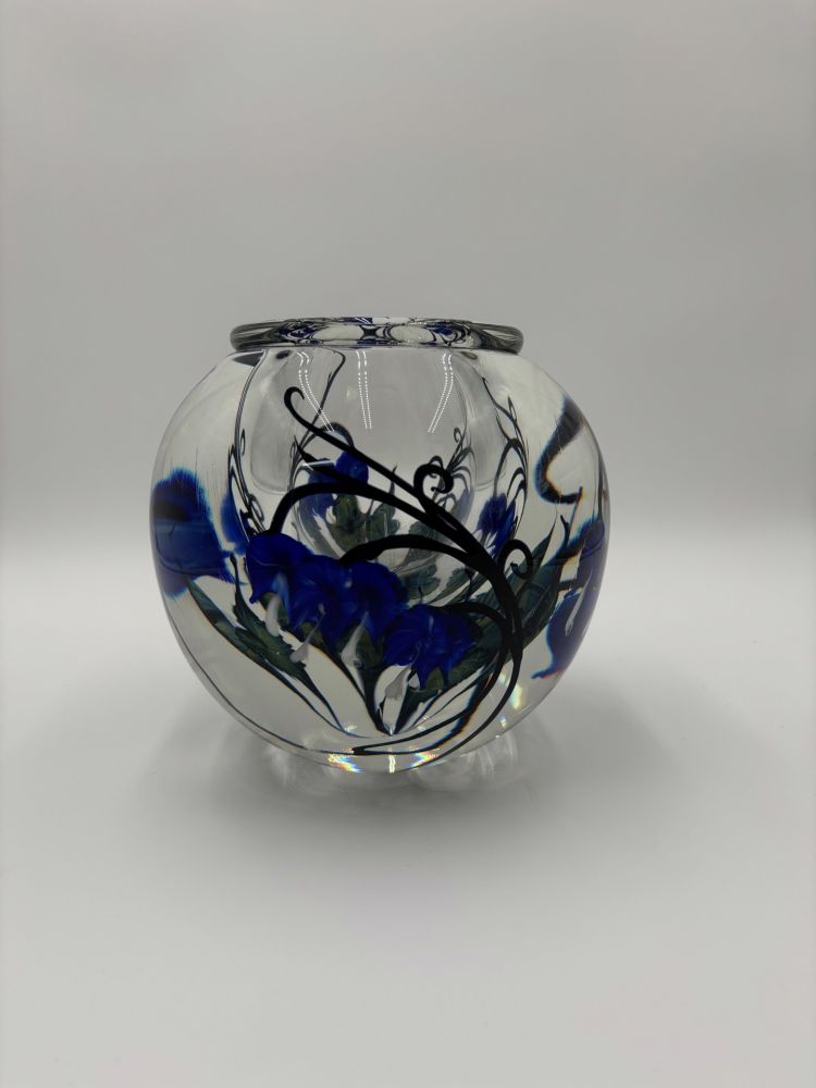 Tim Lotton - Blue Bleeding Heart Bowl