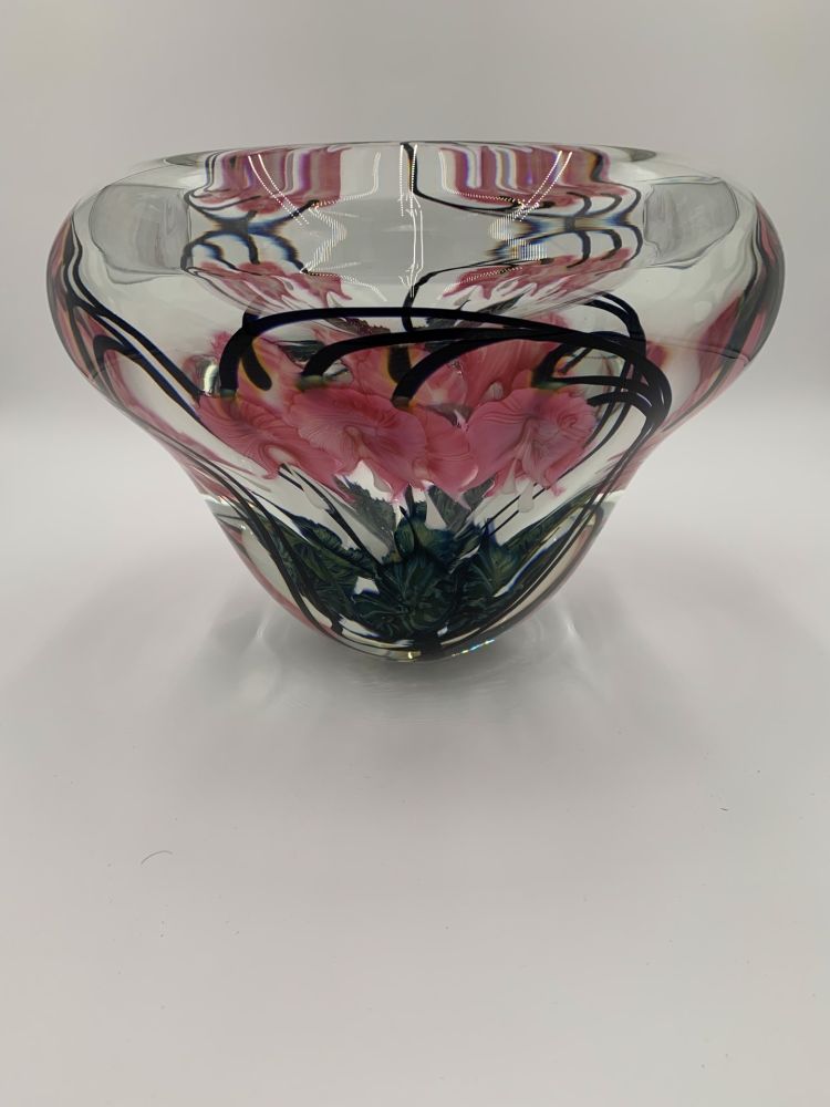 Tim Lotton - Pink Bleeding Heart Bowl 3