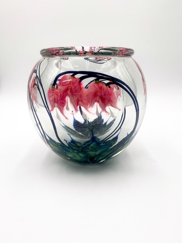 Tim Lotton - Pink Bleeding Heart Bowl