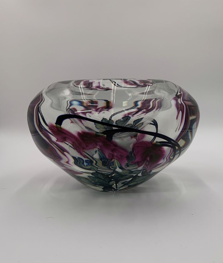 Tim Lotton - Purple Bleeding Heart Bowl