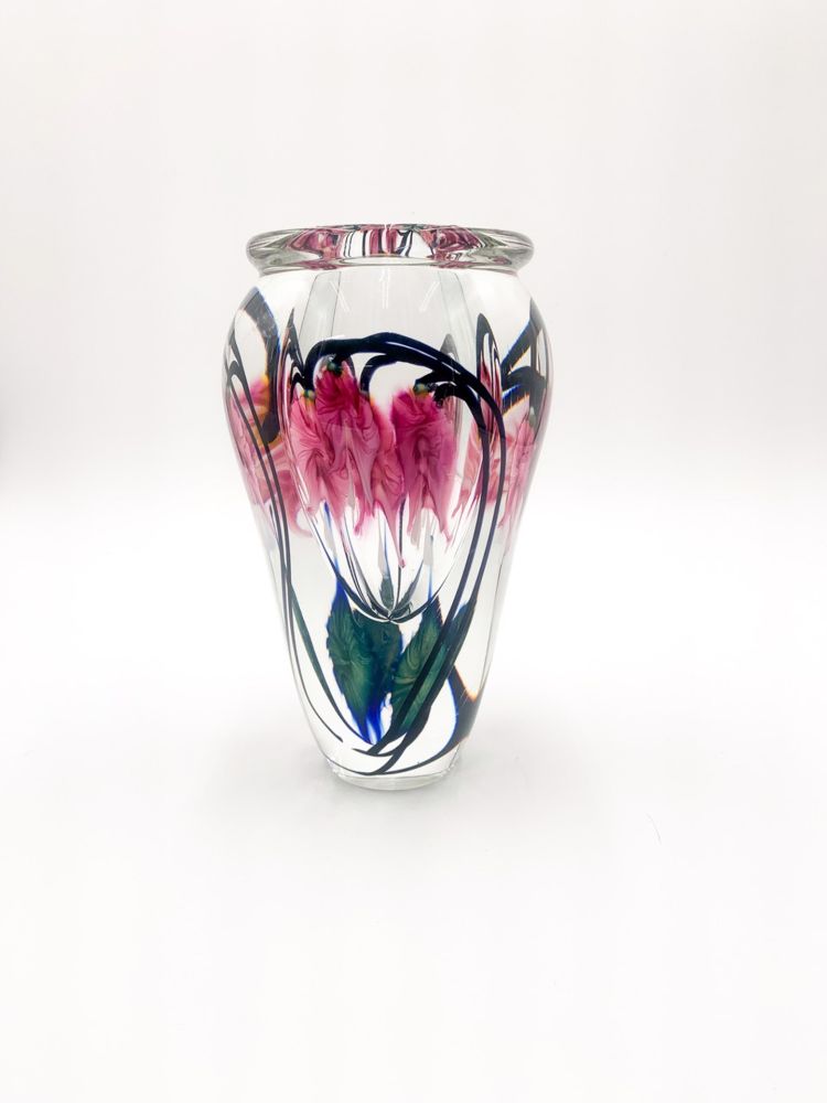 Tim Lotton - Purple Bleeding Heart Vase