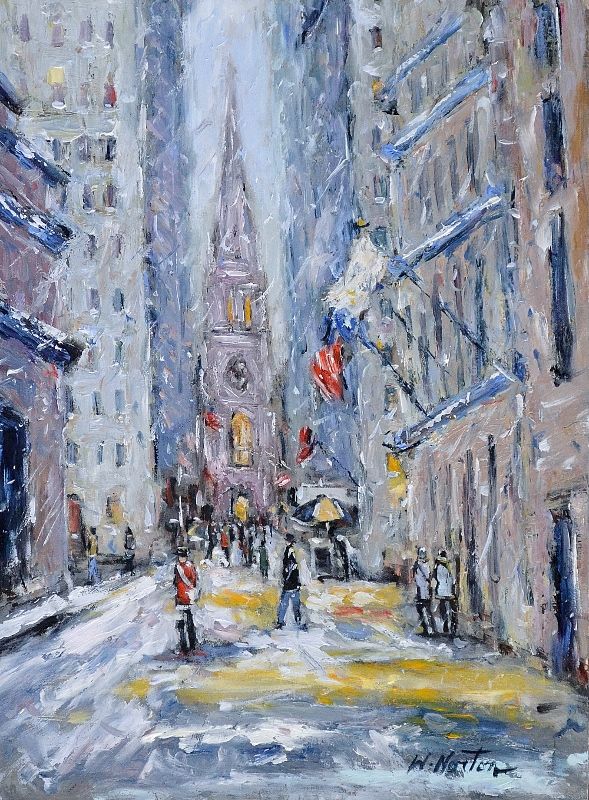 Wendy Norton - Snowy Wall Street